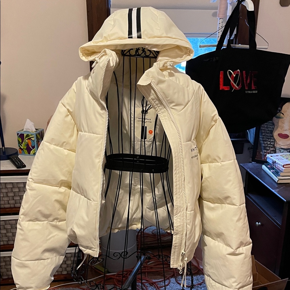 WHITESPACE Warm white Puffer Jacket